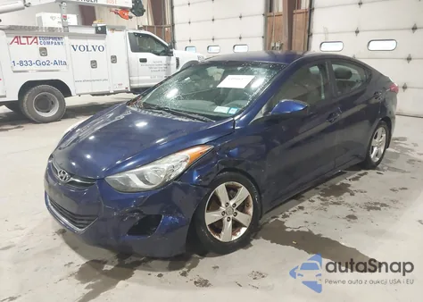 2012 Hyundai Elantra Gls from USA, damaged, VIN 5NPDH4AE1CH148211